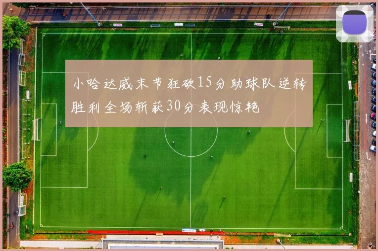 小哈达威末节狂砍15分助球队逆转胜利全场斩获30分表现惊艳